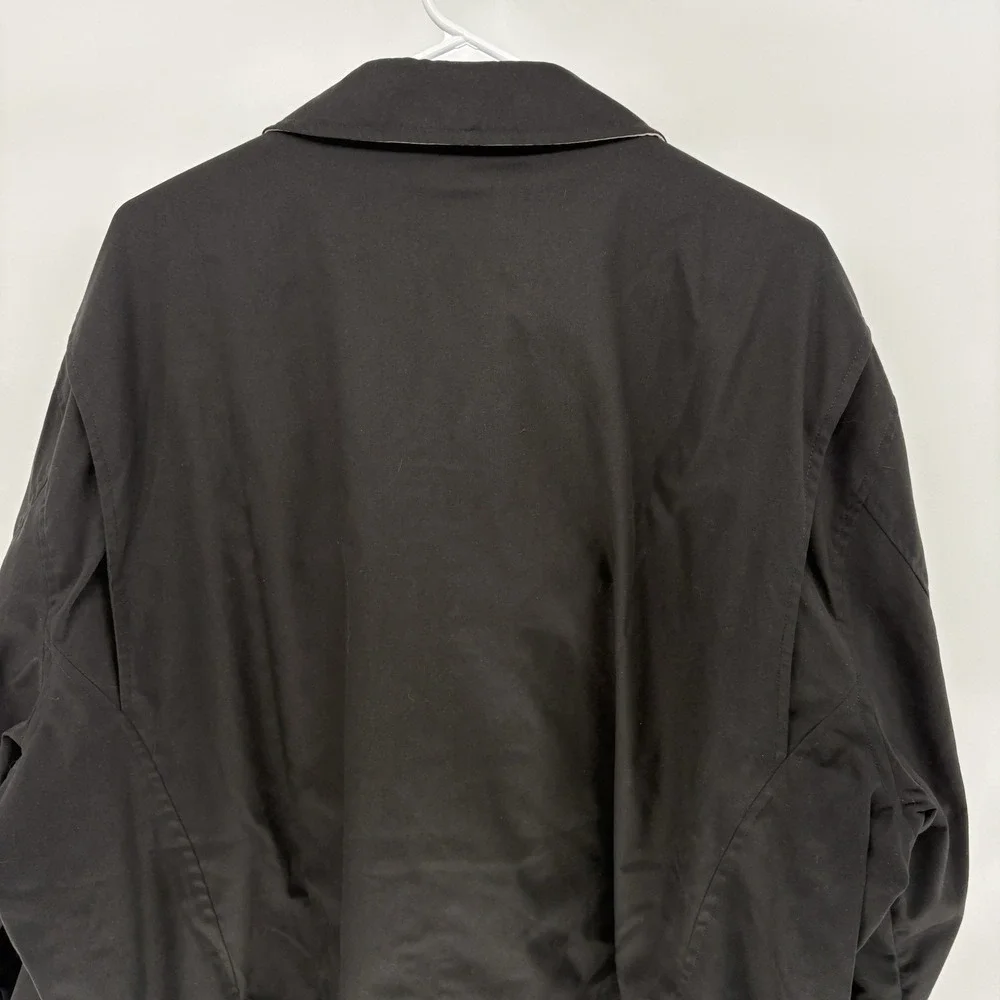 Polo Ralph Lauren Black Harrington Jacket Plaid Lined Coach Preppy Men 2XL Tall